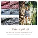 Rayures demi lin * A partir de 50 cm-1