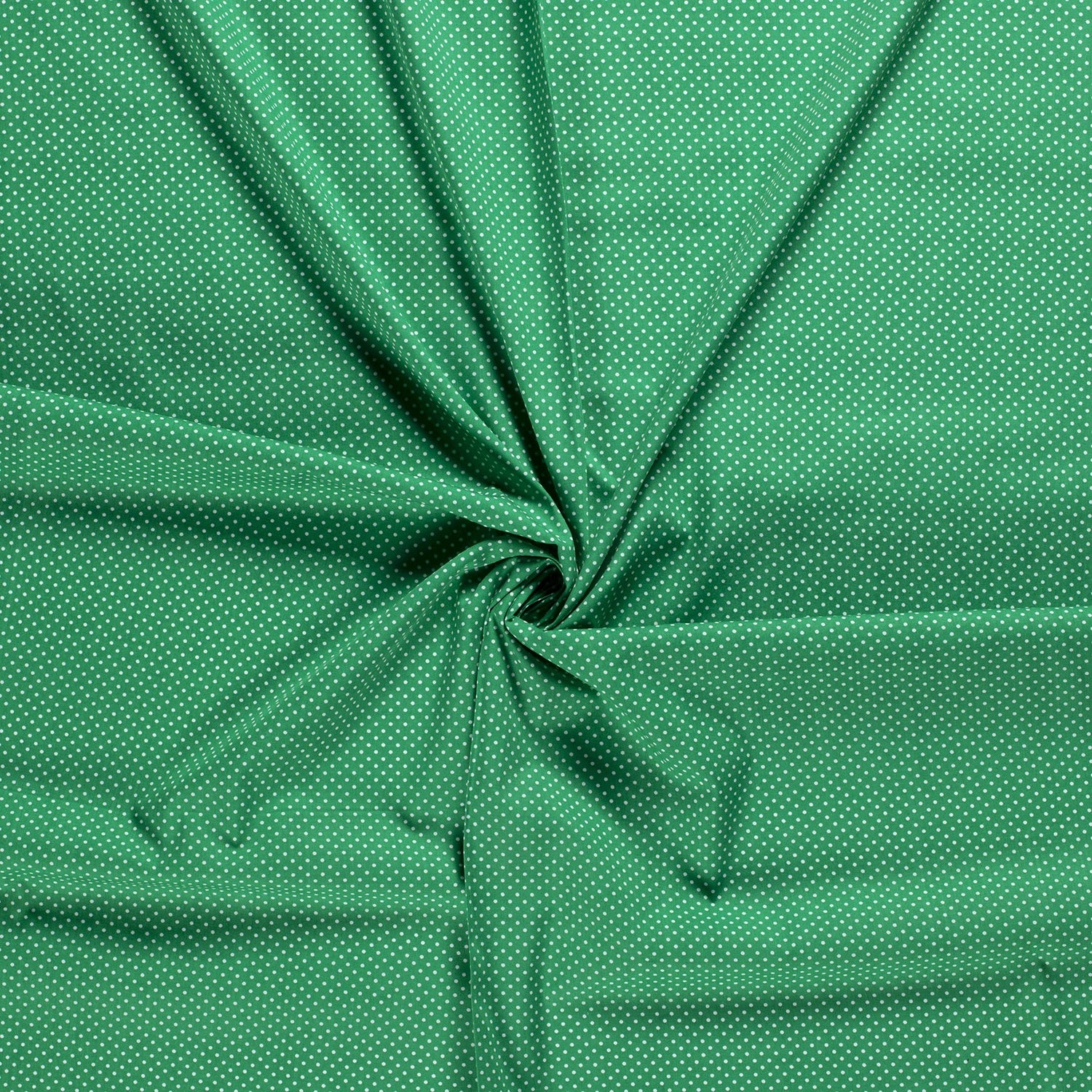 Acheter 025-vert Coton imprimé pois 2mm * A partir de 50cm