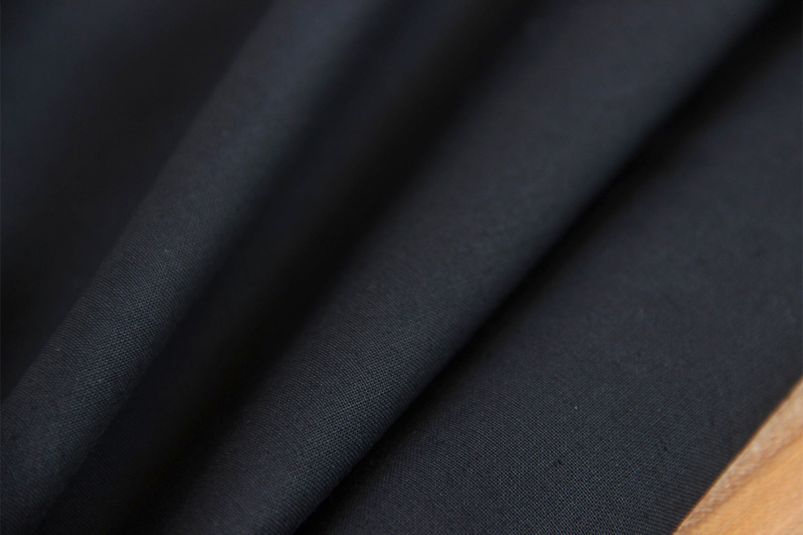 Buy 088-black Cotton fabric plain *From 50cm