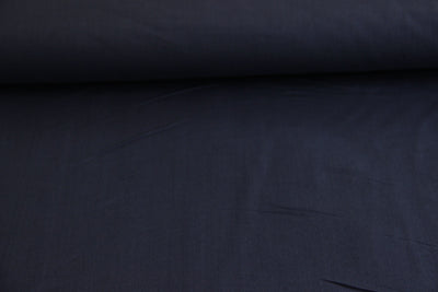 Buy 108-navy Cotton fabric plain *From 50cm