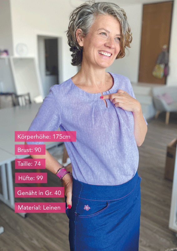 Papierschnittmuster - Bluse Stella von Freuleins