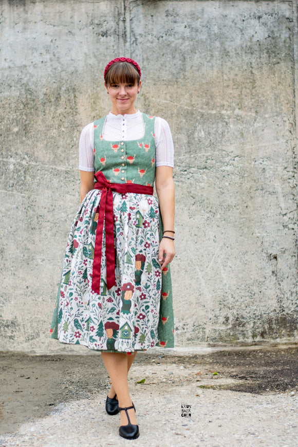 Robuster Baumwoll-Dekostoff Hirsche *Ab 50cm