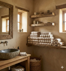 Bambus Frottee gestreift * Ab 50 cm-12