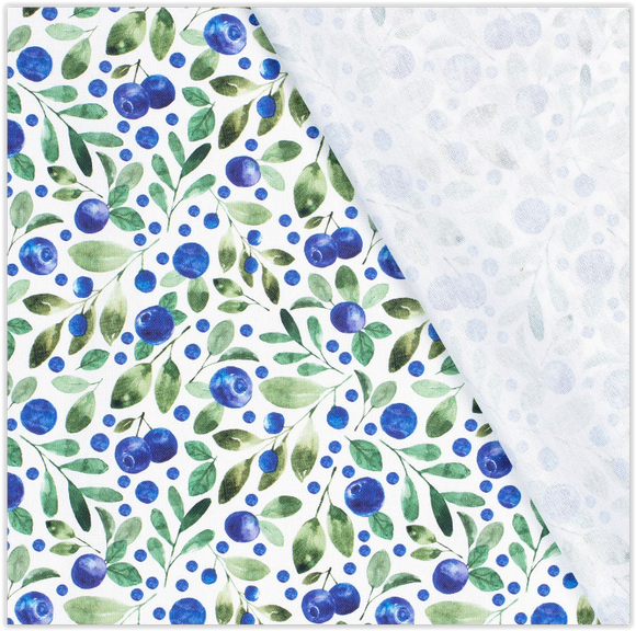 Tissu déco demi fruits de panama *À partir de 50 cm