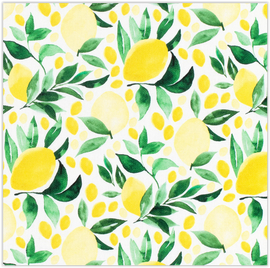 Tissu déco demi fruits de panama *À partir de 50 cm - 0