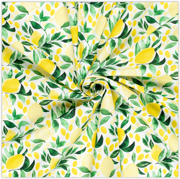 Kaufen 002-zitronen Dekostoff Halbpanama Früchte *Ab 50 cm