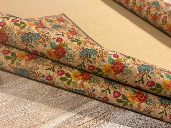 Fleurs en tissu liège *À partir de 50cm