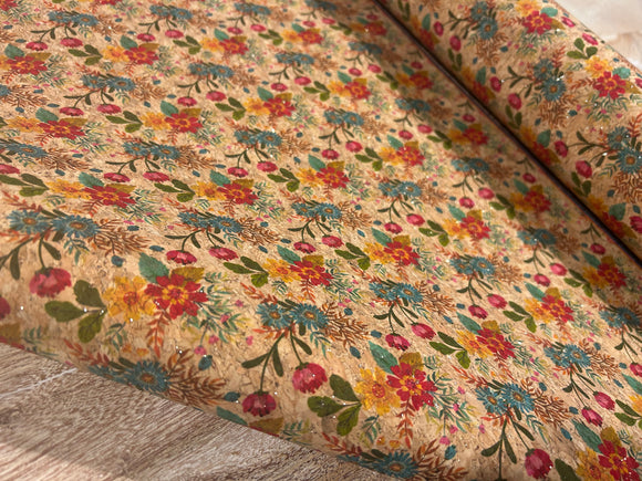 Fleurs en tissu liège *À partir de 50cm