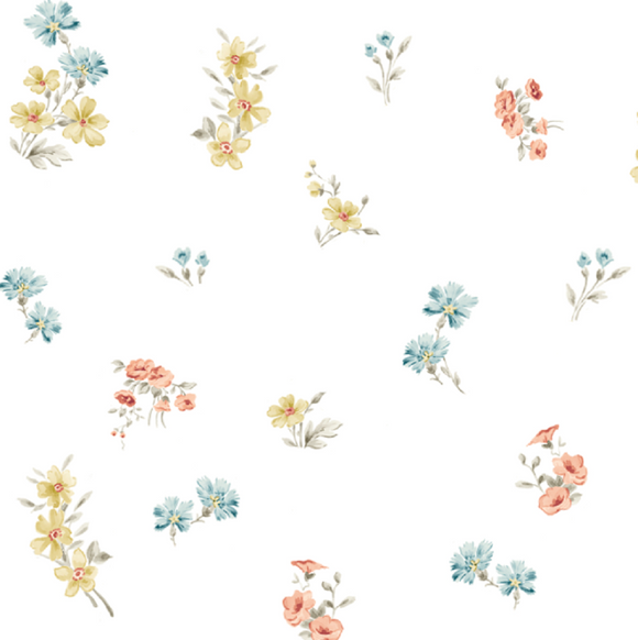 Baumwolle digital bedruckt Blümchen *Ab 50cm