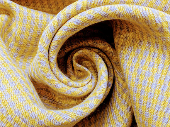 Lin à carreaux *À partir de 50 cm