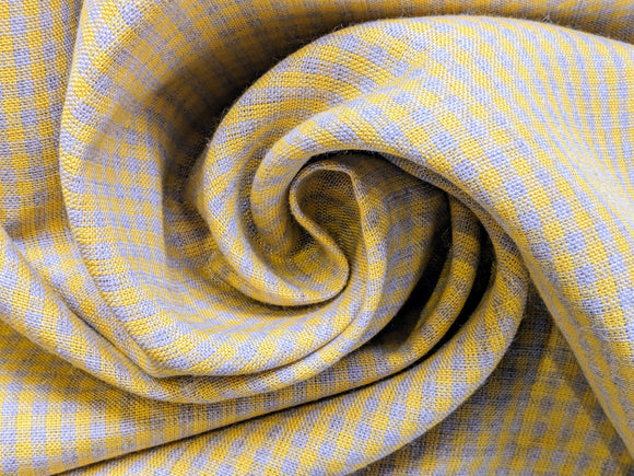 Lin à carreaux *À partir de 50 cm