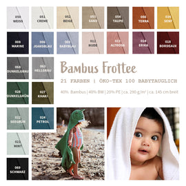 Tissu éponge bambou * A partir de 50 cm