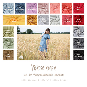 Viskose Krepp * Ab 50 cm