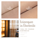 Leinen Gaze überbreit * Ab 50 cm-1