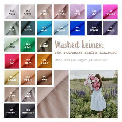 Lin d'été lavé * A partir de 50 cm