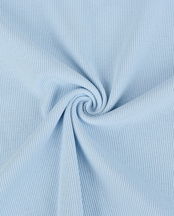 Rippjersey uni *Ab 50 cm