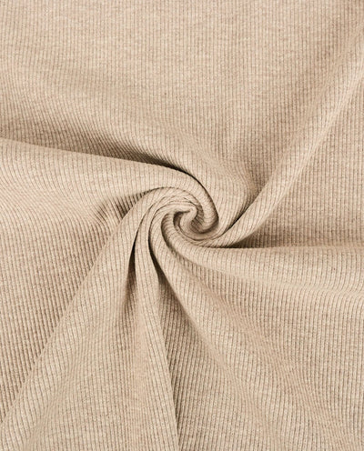 Kaufen 152-beige-meliert Rippjersey schwer uni *Ab 50 cm