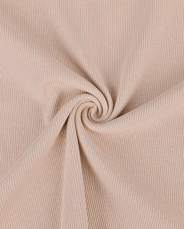 Buy 153-hellbeige Rippjersey schwer uni *Ab 50 cm