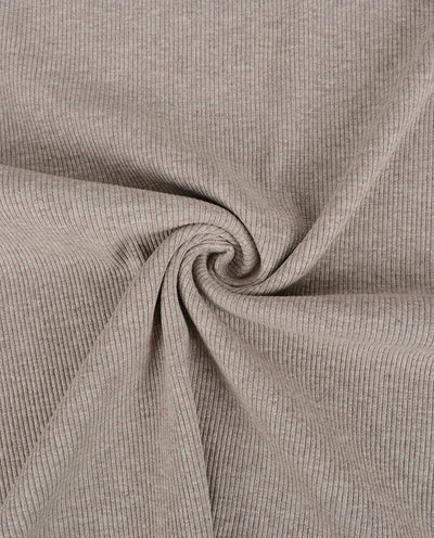 Kaufen 158-taupe-meliert Rippjersey schwer uni *Ab 50 cm