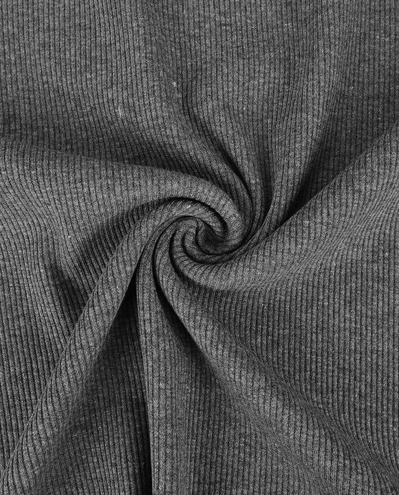 Rippjersey uni *Ab 50 cm