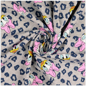 French-Terry Daisy Duck grau *Ab 50 cm - 0