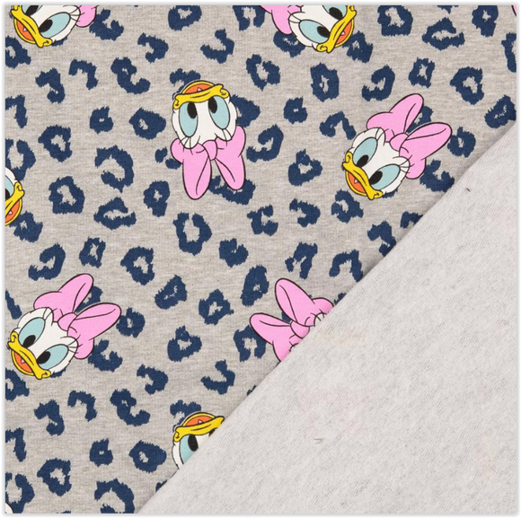 French-Terry Daisy Duck grau *Ab 50 cm