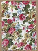 Englischleinen Rosen auf weiß *Ab 50cm-4