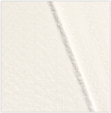 Spitze Lochstickerei creme *Ab 50cm
