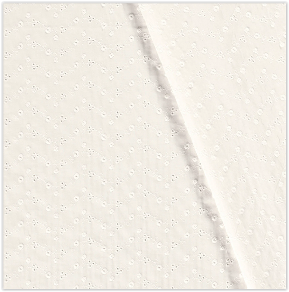 Spitze Lochstickerei creme *Ab 50cm