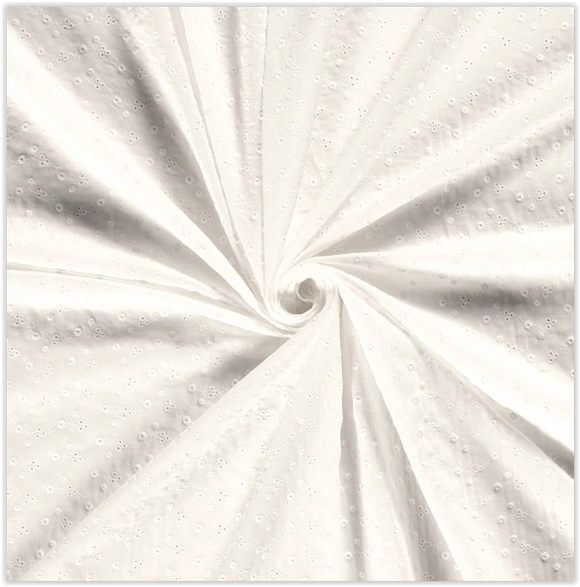 Spitze Lochstickerei creme *Ab 50cm