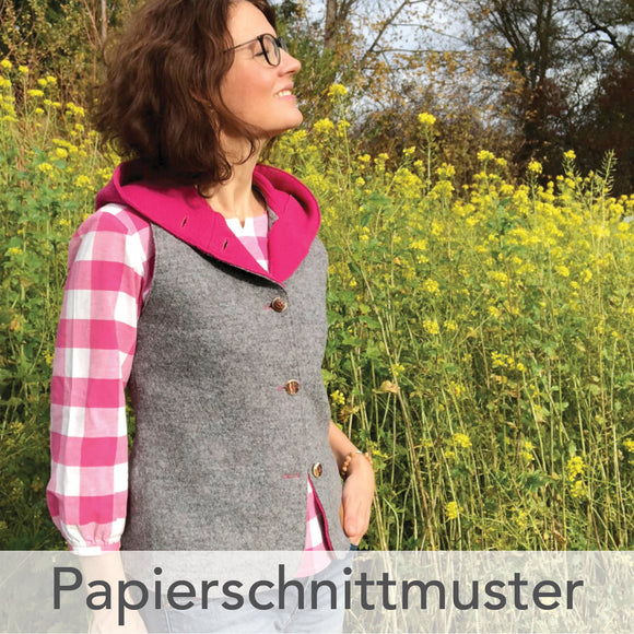 Papierschnittmuster - Weste Nelly von Freuleins