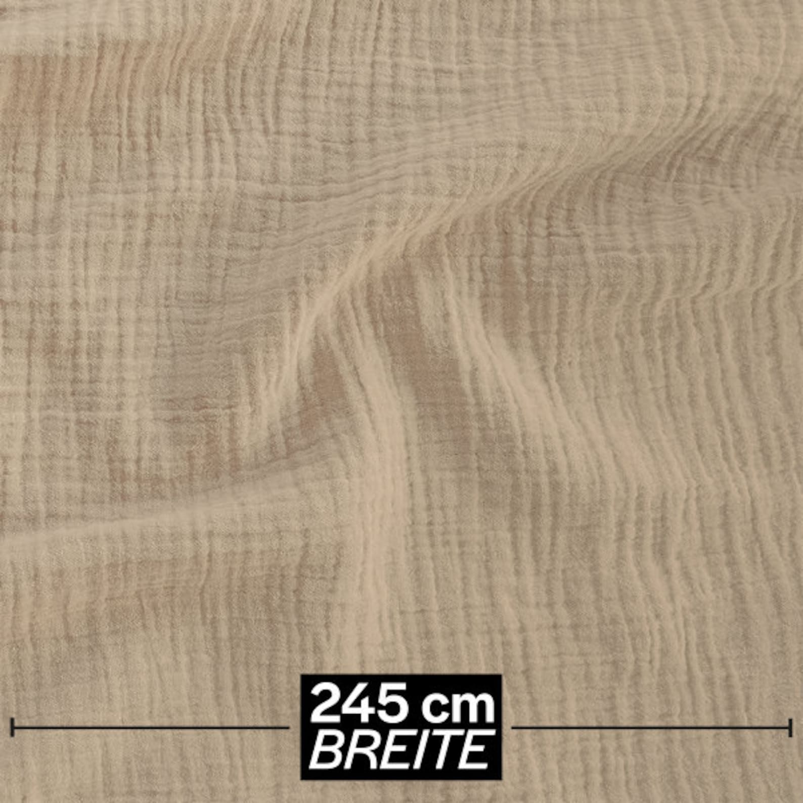 Organic muslin in extra width *From 50 cm - 0