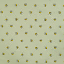 Baumwolljersey Bienen hellgrün * Ab 50 cm-4