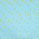 Baumwolljersey Zitronen hellblau *Ab 50 cm-5