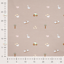 Baumwolljersey Bauernhof beige *Ab 50 cm-2