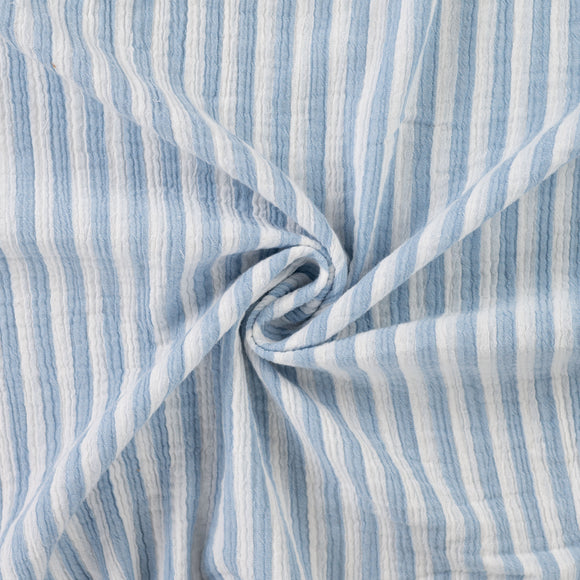 Musselin bedruckt Streifen *Ab 50 cm