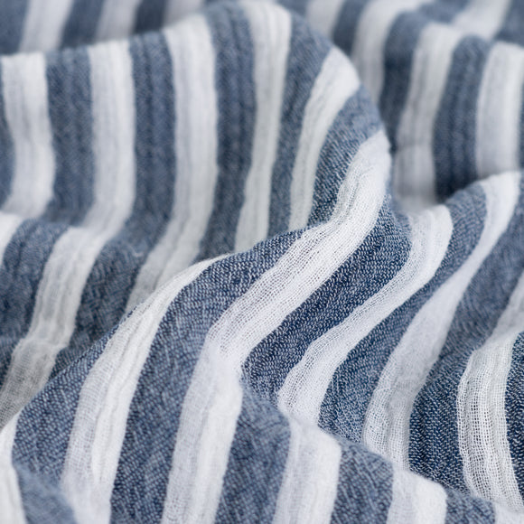 Musselin bedruckt Streifen *Ab 50 cm