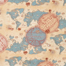 Halbanama Weltkarte vintage * Ab 50 cm-2