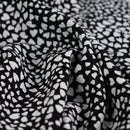 Viskose bedruckt kleine Herzen schwarz *Ab 50 cm-5