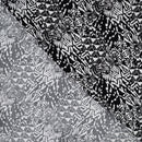 Viskose bedruckt abstrakt schwarz-weiß *Ab 50 cm-4