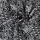 Viskose bedruckt abstrakt schwarz-weiß *Ab 50 cm-1