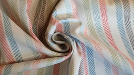 Baumwolle digital bedruckt Pixel Streifen orange *Ab 50cm - 0