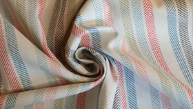 Baumwolle digital bedruckt Pixel Streifen orange *Ab 50cm - 0