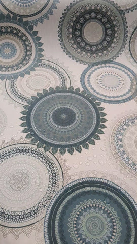 Tischdeckenstoff recycelt Mandala *Ab 50cm - 0