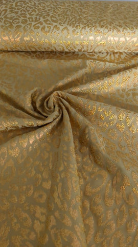 Jersey Stretch Glitzer-Leo *Ab 50cm - 0