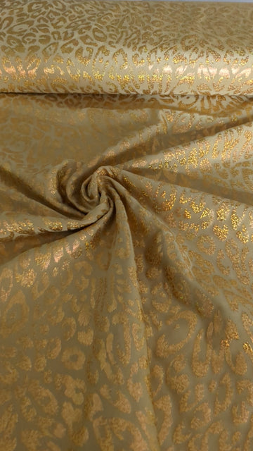 Jersey Stretch Glitzer-Leo *Ab 50cm - 0