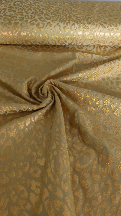 Jersey Stretch Glitzer-Leo *Ab 50cm - 0