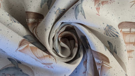 Baumwolle digital bedruckt Unterwasser *Ab 50cm - 0