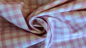 Baumwolle digital bedruckt Karo rosa *Ab 50cm - 0