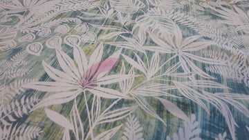 Tablecloth fabric - Tropical green *From 50 cm - 0